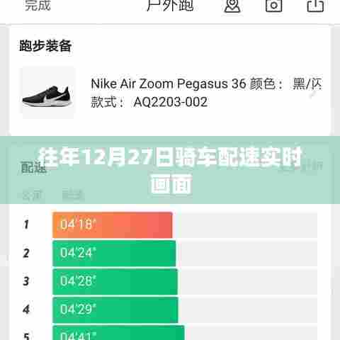 骑行爱好者必看,往年12月27日实时配速画面分享