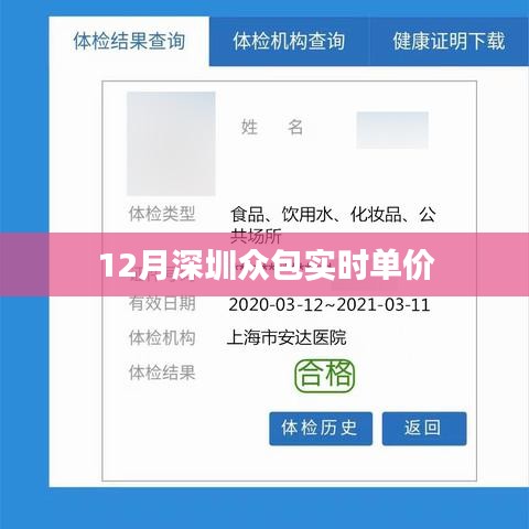 深圳众包实时单价大揭秘,12月最新行情
