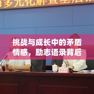 挑战与成长中的矛盾情感，励志语录背后的真实心声