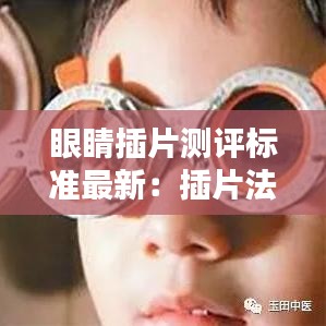 眼睛插片测评标准最新:插片法测视力