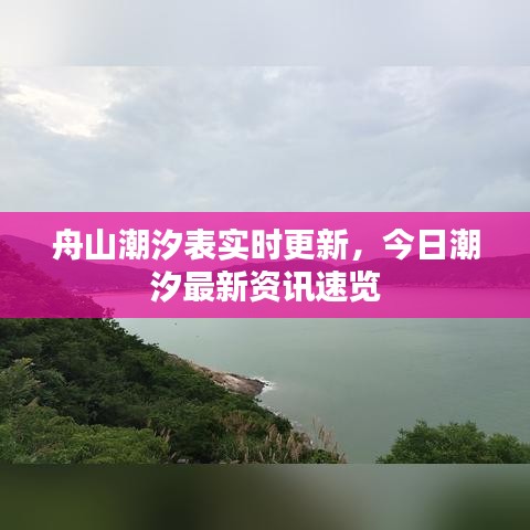 舟山潮汐表实时更新,今日潮汐最新资讯速览
