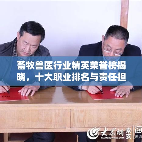 畜牧兽医行业精英荣誉榜揭晓,十大职业排名与责任担当