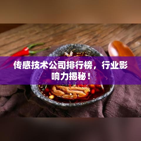 传感技术公司排行榜,行业影响力揭秘!