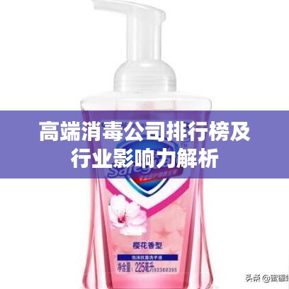 高端消毒公司排行榜及行业影响力解析