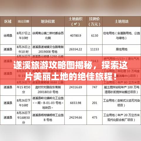 遂溪旅游攻略图揭秘，探索这片美丽土地的绝佳旅程！
