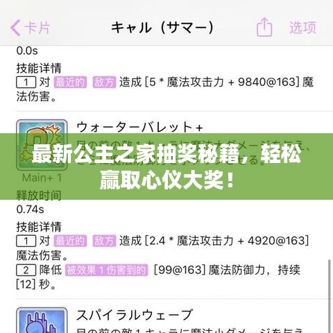 最新公主之家抽奖秘籍,轻松赢取心仪大奖!