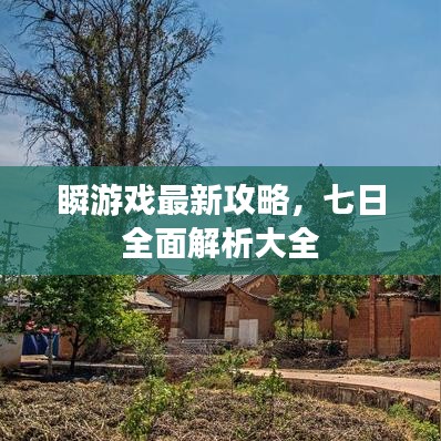 瞬游戏最新攻略，七日全面解析大全