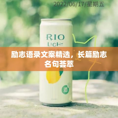 励志语录文案精选,长篇励志名句荟萃