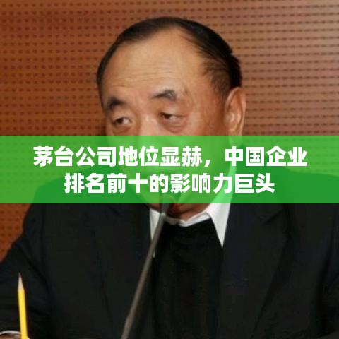 茅台公司地位显赫,中国企业排名前十的影响力巨头