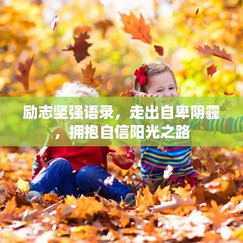 励志坚强语录,走出自卑阴霾,拥抱自信阳光之路