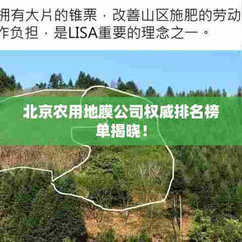 北京农用地膜公司权威排名榜单揭晓!