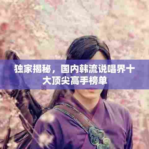 独家揭秘,国内韩流说唱界十大顶尖高手榜单