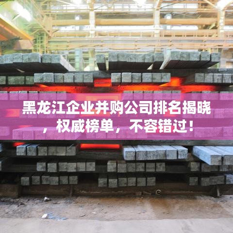 黑龙江企业并购公司排名揭晓,权威榜单,不容错过!