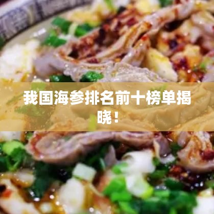 我国海参排名前十榜单揭晓!