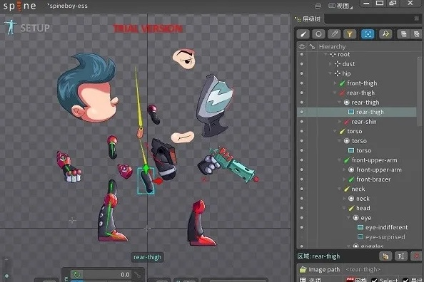 spine版本,仿真实现技术&4K_v9.363
